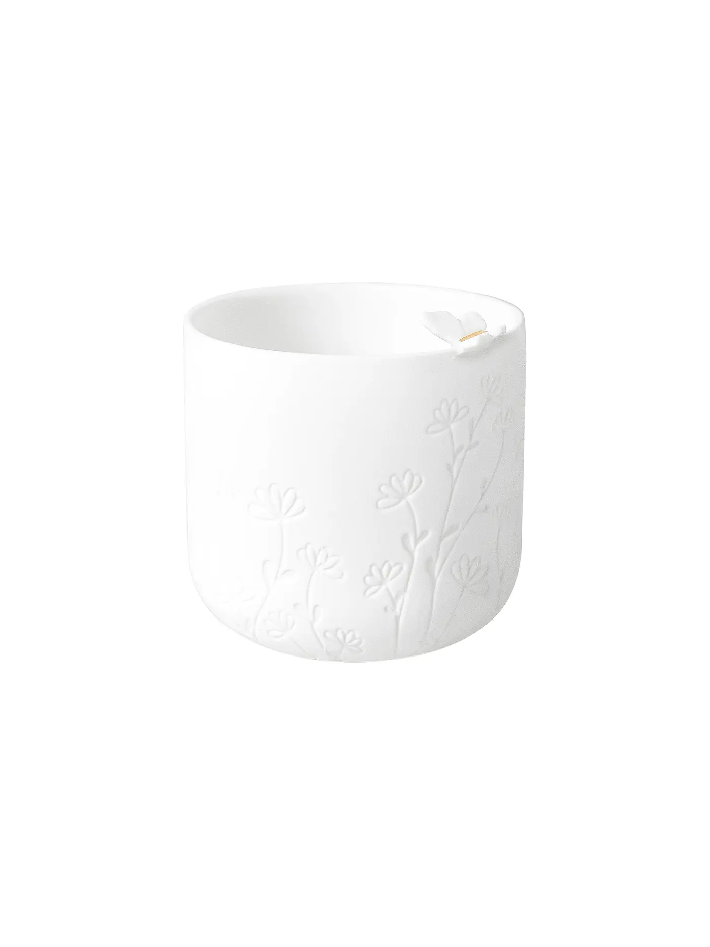 RAEDER | Teelichthalter SCHMETTERLING 7,2x7cm Weiss | 